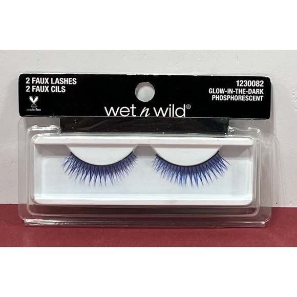 Wet n Wild - Pack Of Two Pair Faux Lashes - Glow In The Dark - Picture 2 of 4